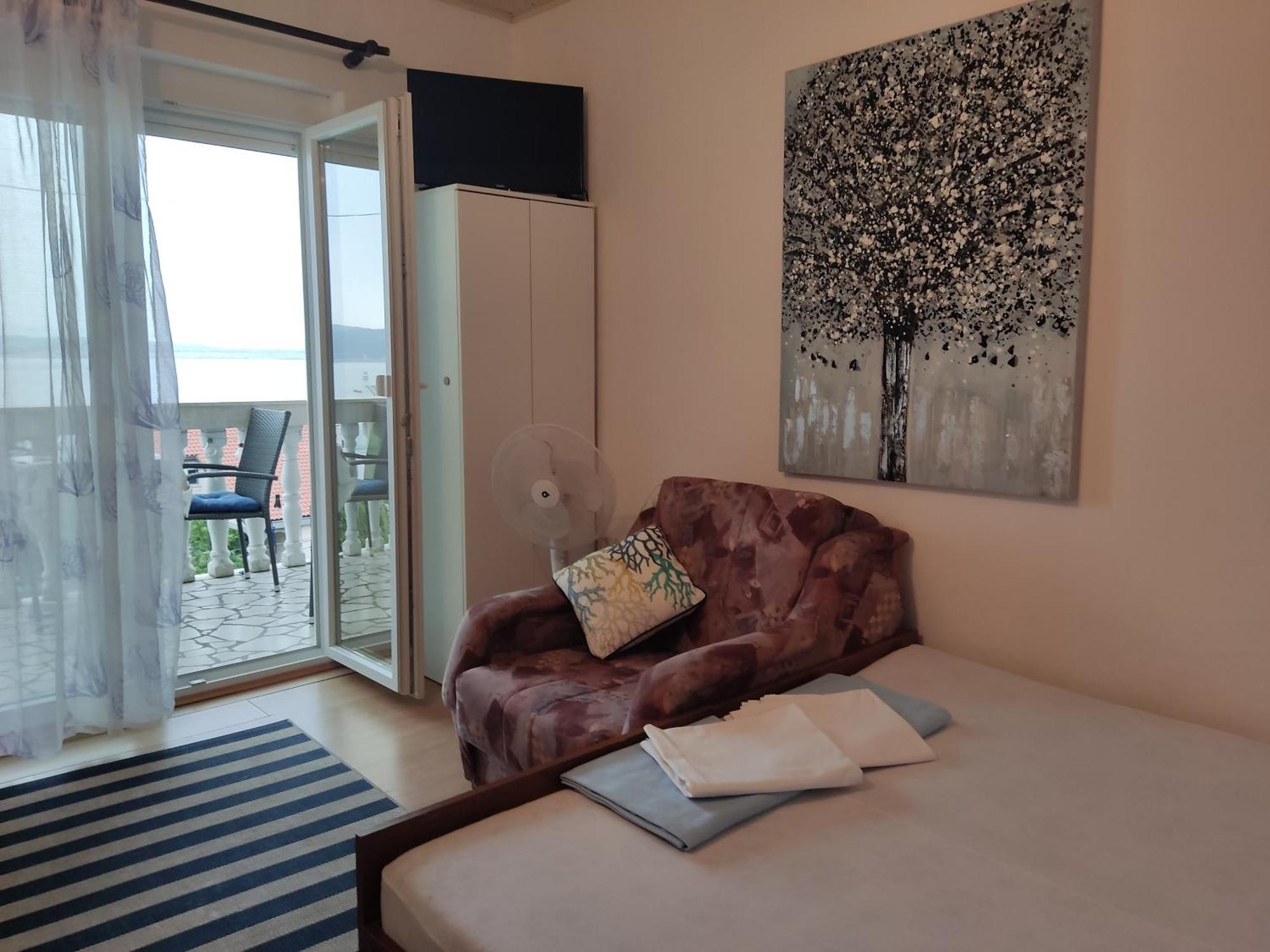 Panoramic Sea View Close Sandy Beach Crikvenica About 150M To Sea *