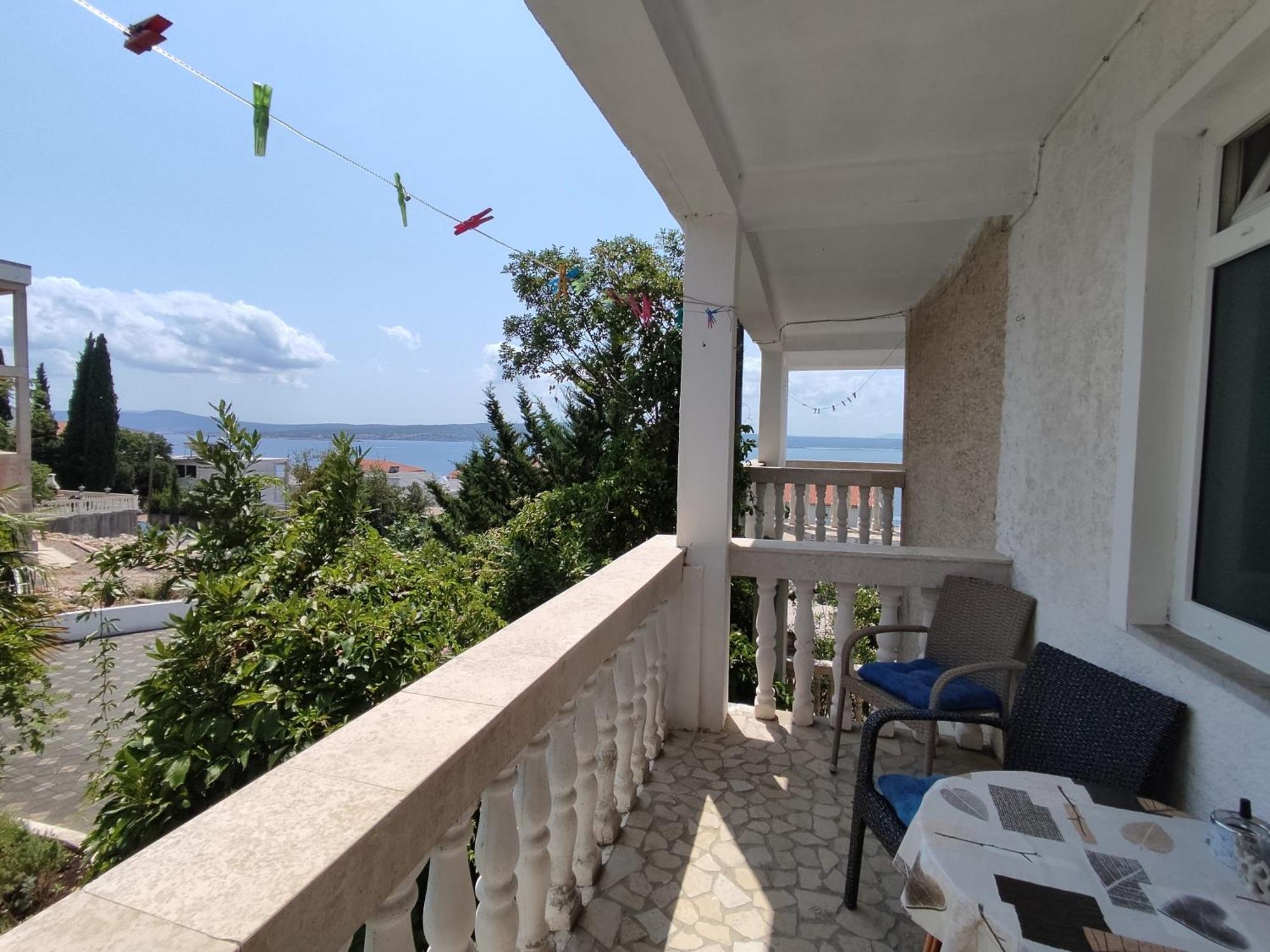 Panoramic Sea View Close Sandy Beach Crikvenica About 150M To Sea