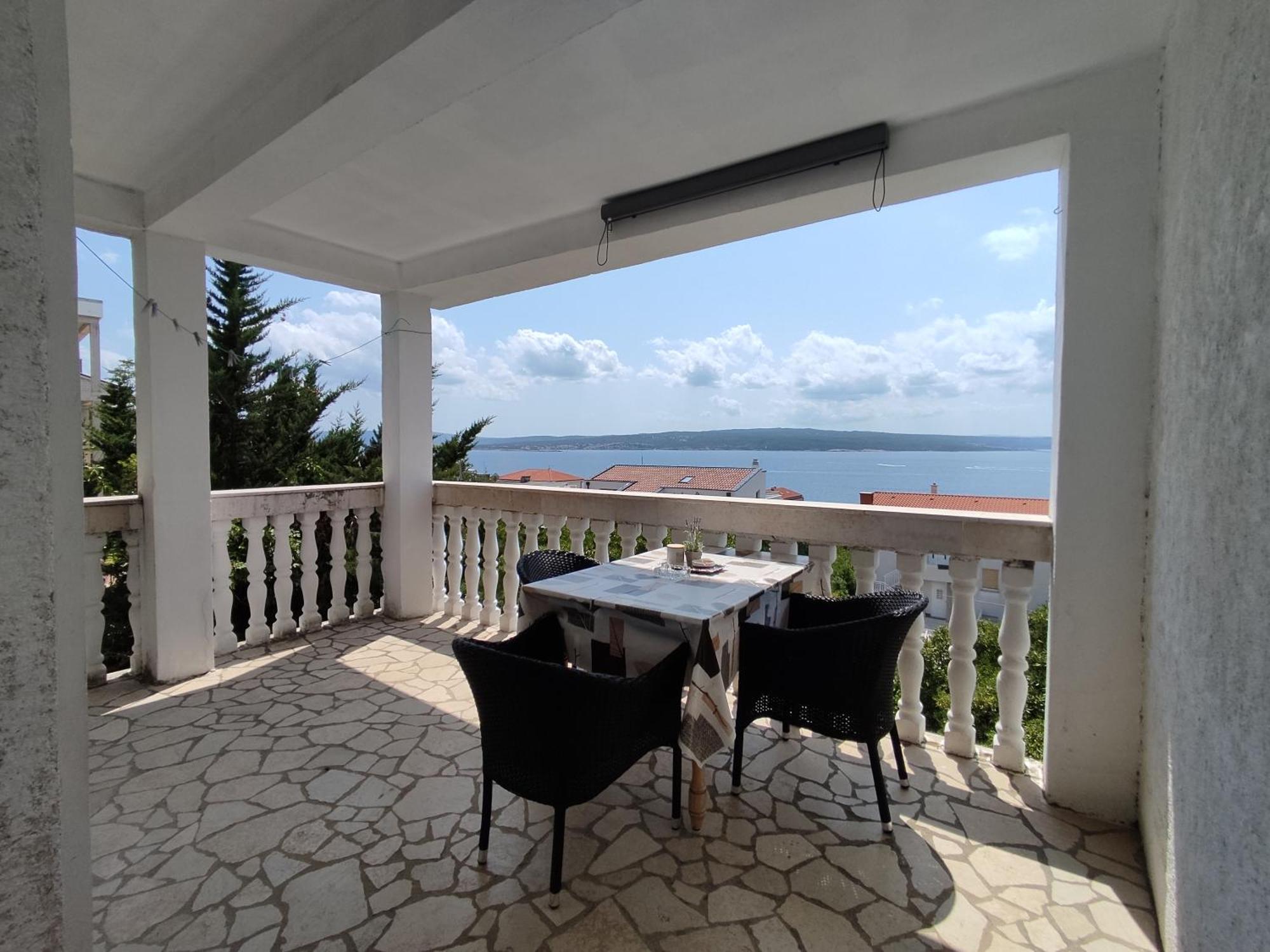 Panoramic Sea View Close Sandy Beach Crikvenica About 150M To Sea Apartman