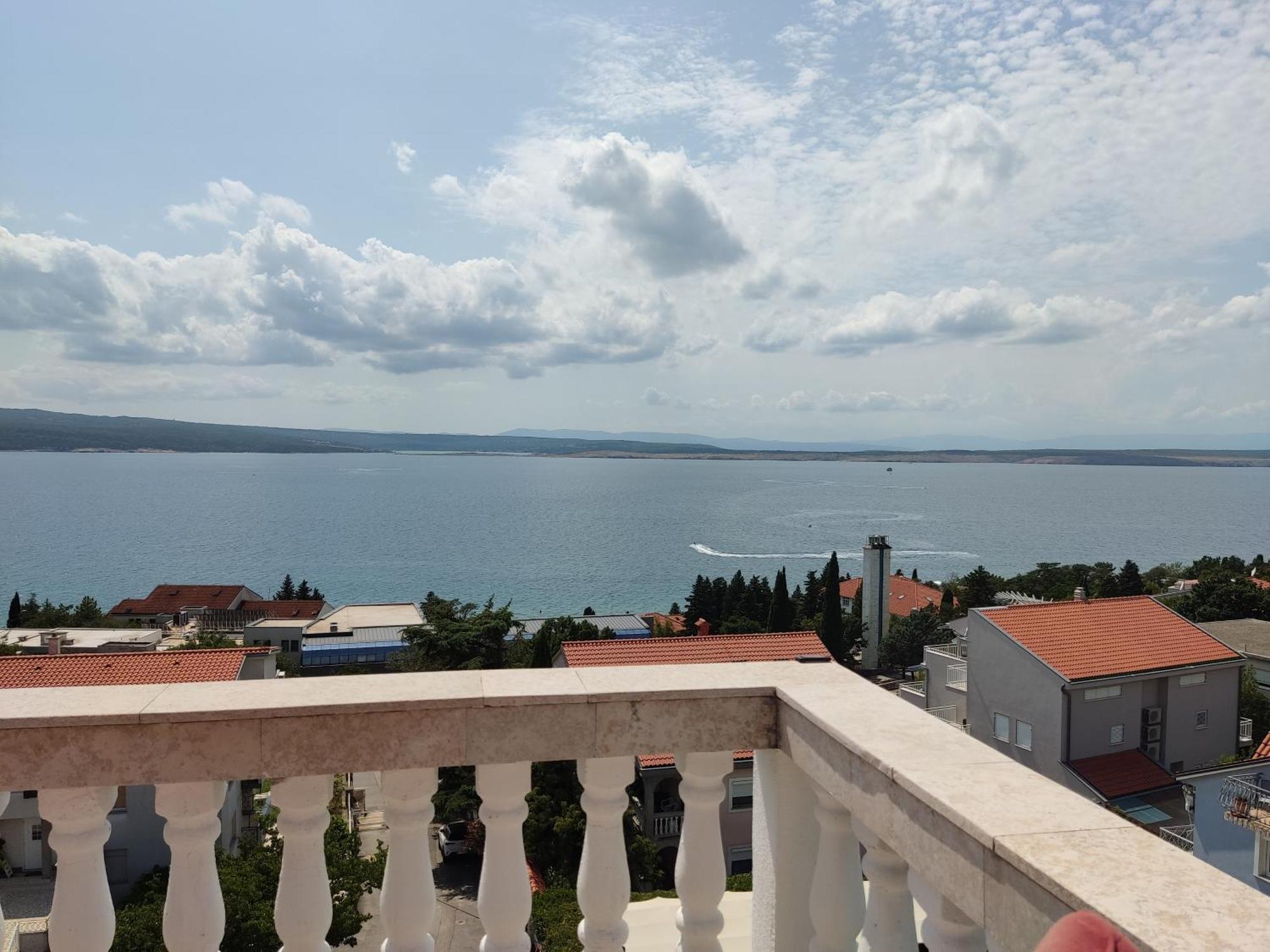 Panoramic Sea View Close Sandy Beach Crikvenica About 150M To Sea Apartman *