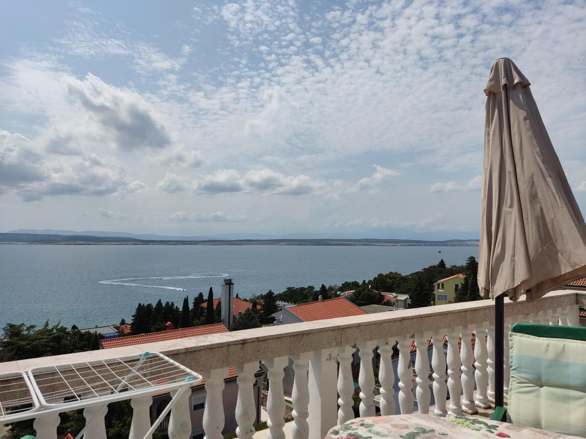 Panoramic Sea View Close Sandy Beach Crikvenica About 150M To Sea *