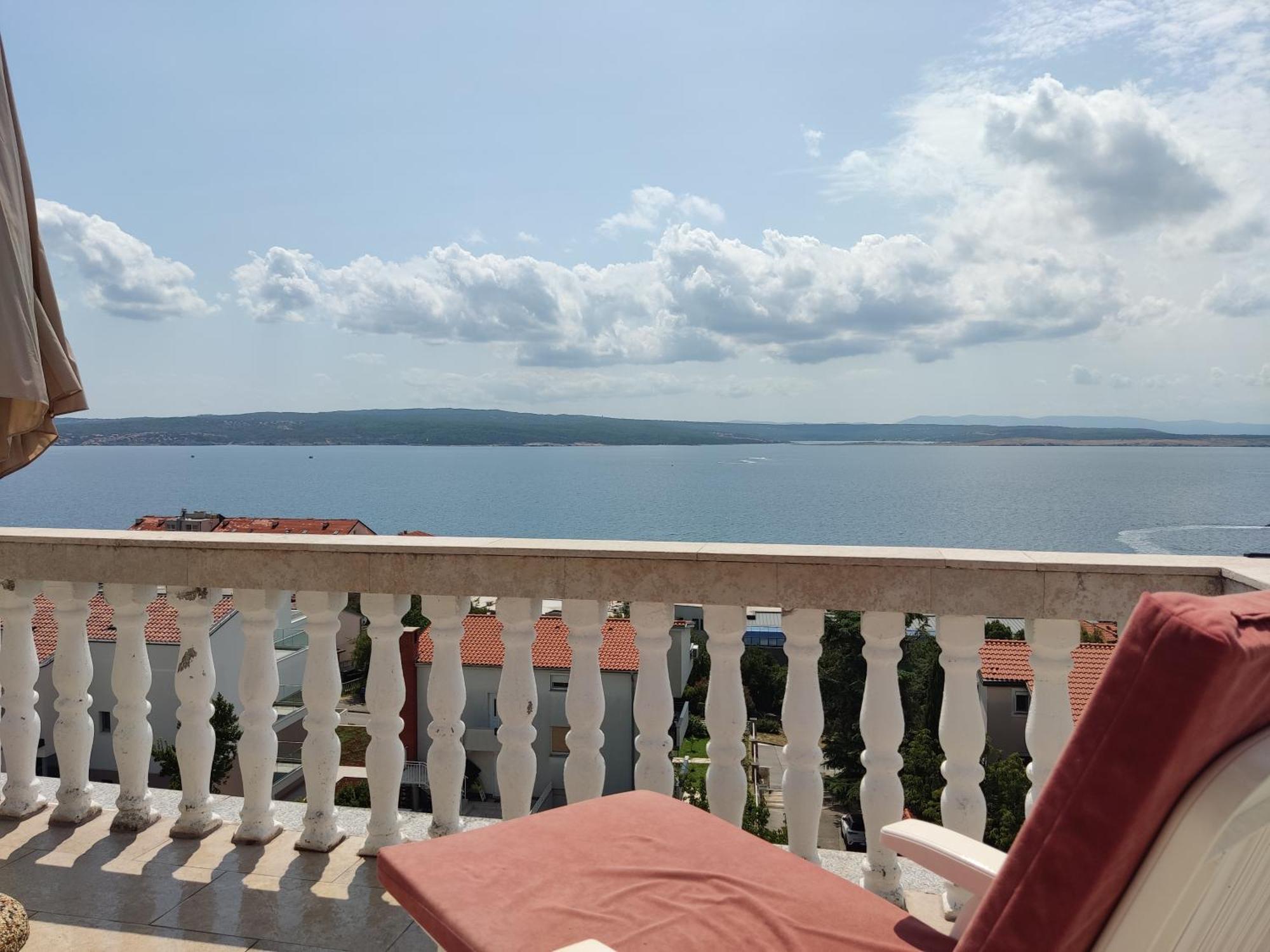 Panoramic Sea View Close Sandy Beach Crikvenica About 150M To Sea Apartman *