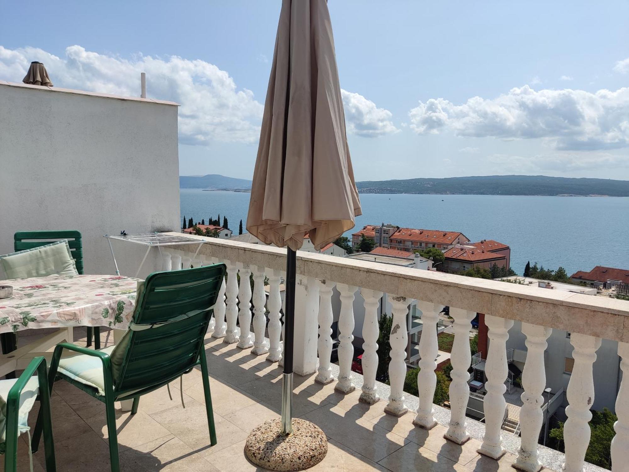 Panoramic Sea View Close Sandy Beach Crikvenica About 150M To Sea Apartman Crikvenica