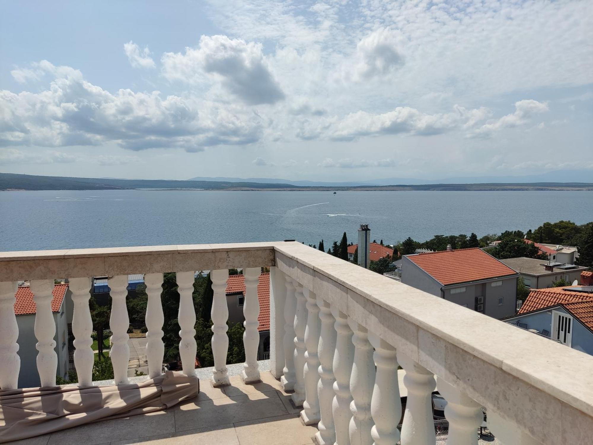 Panoramic Sea View Close Sandy Beach Crikvenica About 150M To Sea *