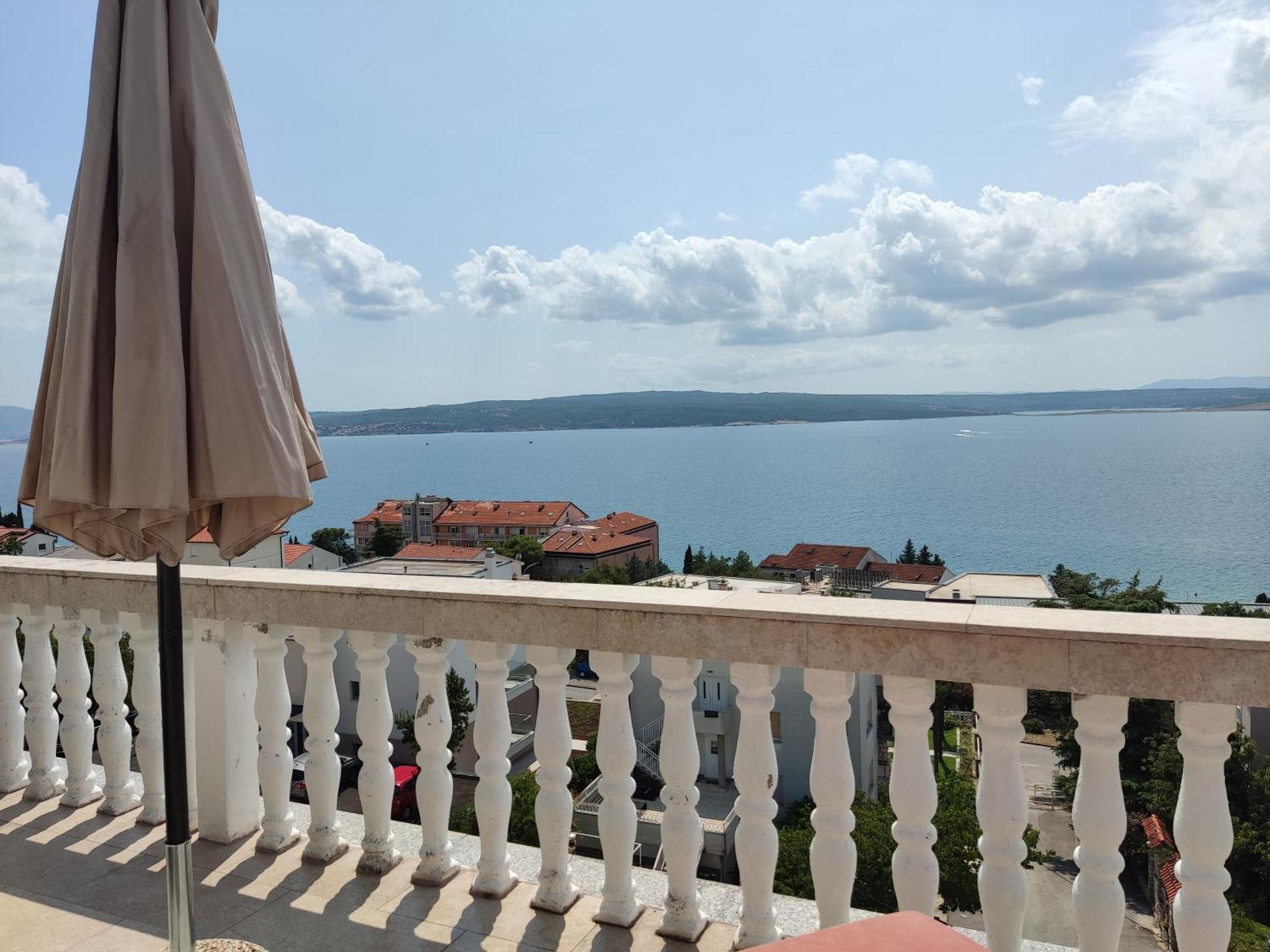 Panoramic Sea View Close Sandy Beach Crikvenica About 150M To Sea Apartman *